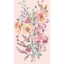COSMOPOLITAN Fototapet blomster akvarel pink farverig - moderne Ikke-vævet tapet blomstret