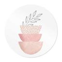 Póster Planta - Delicada belleza de la naturaleza redondo - Musgo