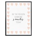Plakat - Confetti & Cream - Be the reason someone smiles