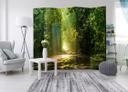 Screen room divider - Street in the sunlight, 3-delt