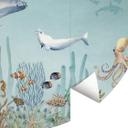 Fototapet - Rundt Kikki Belle - Sea Life - vliesetapet/selvklæbende non-woven tapet