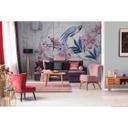 Livingwalls papier peint photo ARTist Bird Discovery avec fleur oiseaux et carte du monde bleu