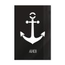 Décoration en verre acrylique - Ahoi avec ancre