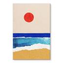 Acrylglas foto Rustig strand bij zonsondergang - Rivers