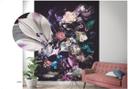 Fototapet Fototapet med stort blomstermønster Lilla,Blomster 2.70 x 2.12 m