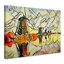 Lienzo Zamart - Kandinsky y los molinos de viento holandeses