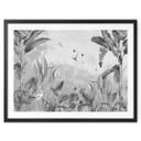 Póster Sir Edward - Botánica blanco y negro