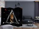 Rumdeler - Wild vision of the future (sort) , 5-delt - 225x172 cm