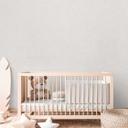 Ensfarvet tapet til børneværelset creme - ensfarvet tapet med tekstillook 
