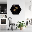Hexagon Dibond Kubistika - Moonlight Dancer