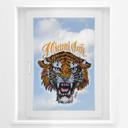 Mural de ventana Miami Ink Tiger