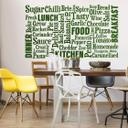 Wallsticker - Kitchen Word Cloud