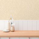 Tekstureret tapet i gipslook beige gul creme - Ikke-vævet tapet mat tekstureret