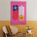 Akrylbillede Collett - Retro Flowers