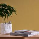 Architects Paper Floral Impression - Papier peint intissé uni, jaune