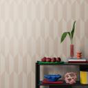 COSMOPOLITAN 3D-tapet stue beige metallic - skinnende ikke-vævet tapet