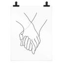 Póster 1X Studio - Line Art Mano a Mano