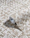 non-woven tapet beige struktur til stue soveværelse tapet marburg