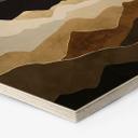 Hexagone - Bois SpaceFrog Designs - Étoiles d'or