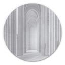 Alu-Dibond Fleckenstein - Église de Grundtvig - Rond