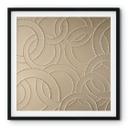 Póster Anillos Abstractos beige - Grande - Cuadrado
