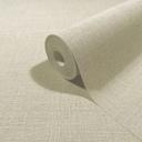 Papel pintado no tejido textil, liso texturado moderno mate en beige