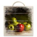Cuadro de madera Laercio - El solitario - 40x41,5 cm