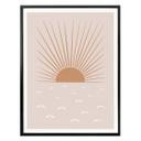 Póster Orara Studio - Luz solar roja