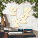 Set de decoración de árbol de ángel (4 piezas)