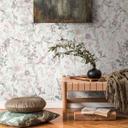 A.S. Création non-woven tapet BOS - blomstret tapet jungle tapet hvid, grøn, lilla, pink