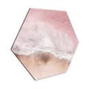 Hexagone - alu-Dibond Sisi & Seb - Mer rose