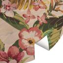 Fototapet - Rundt Tropiske blomster - vliesetapet/selvklæbende non-woven tapet