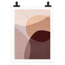 Póster Formas abstractas en cálidos tonos tierra - Böhmer