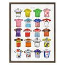 Póster Sparshott - Maillots de ciclismo
