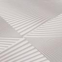 Non-woven tapet med grafiske mønstre og metallisk effekt i taupe