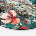 Vægcirkel Forårseng med blomster - Jaszke – print på aluminium (Alu-Dibond)
