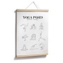 Plakat - Yoga Poses - Line Art