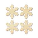 Set de copos de nieve para decorar el árbol (4 piezas)