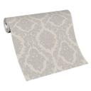 Papel pintado ornamental, papel pintado no tejido Erismann Versailles beige, gris