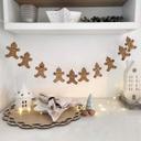 Décoration en bois MDF Bonhomme en pain d'épices