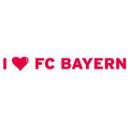 Muursticker I Love FC Bayern