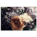 Canvasbillede, Pastel pæonblomst buket
