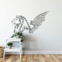Sticker mural - Lion Ailé