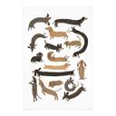 Tekstil plakat Legende gravhunde - Illustration af hund - Melin