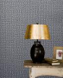 Vinyltapet, non-woven vintage deluxe antracit, sølv