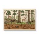 Cuadro de madera objeto oculto animales del bosque - Kikki Belle
