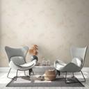 tapet floral - ikke-vævede tapetblade PVC-fri af A.S. Création beige hvid natur 386633