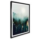 Póster SpaceFrog Designs - Bosque brumoso