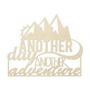 Træbogstaver - Another day another adventure - Poppel