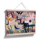 Póster Klee - El juego de fuerzas en un paisaje de Lech